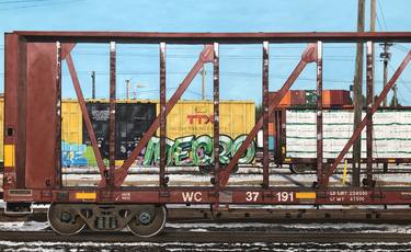 Print of Train Paintings by Rick Rove