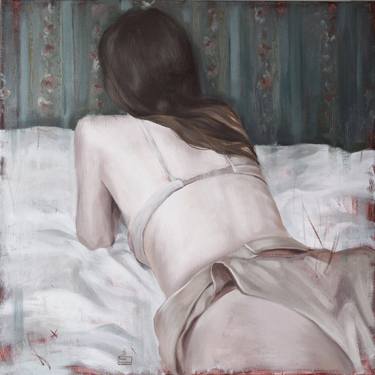 Print of Nude Paintings by Polina Kharlamova