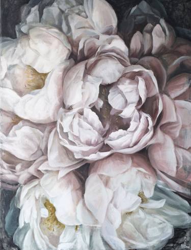 Original Fine Art Floral Paintings by Polina Kharlamova