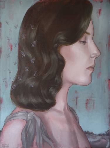 Print of Figurative Portrait Paintings by Polina Kharlamova