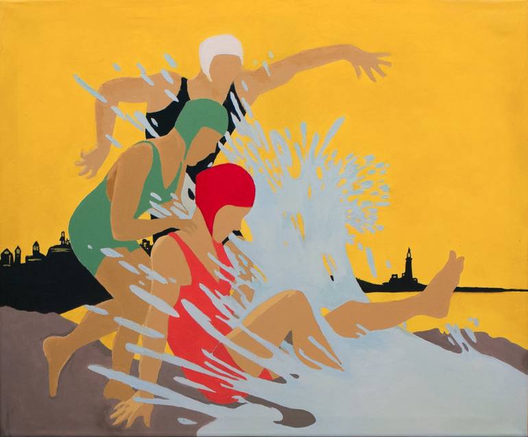 Splash Painting by Layla Oz Art Studio | Saatchi Art