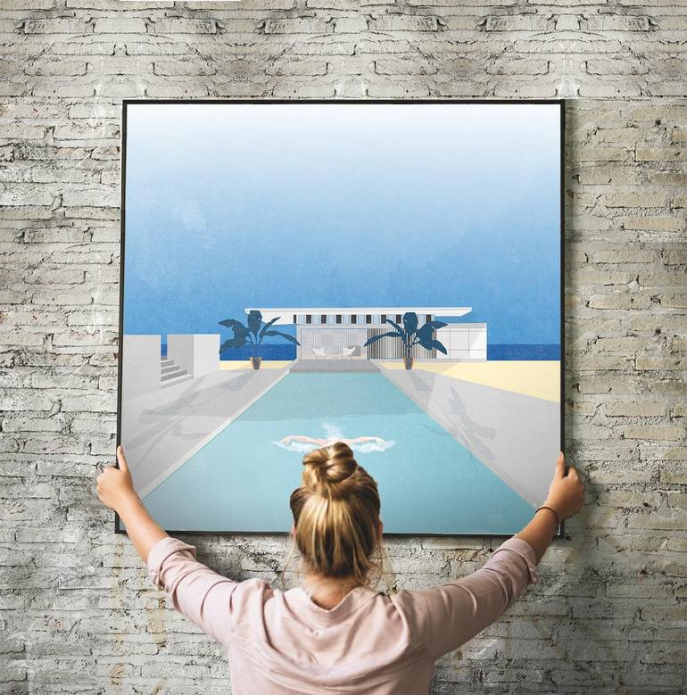 Original Illustration Sports Digital by Layla Oz Art Studio