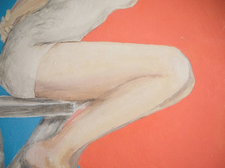 Original Illustration Beach Painting by Layla Oz Art Studio