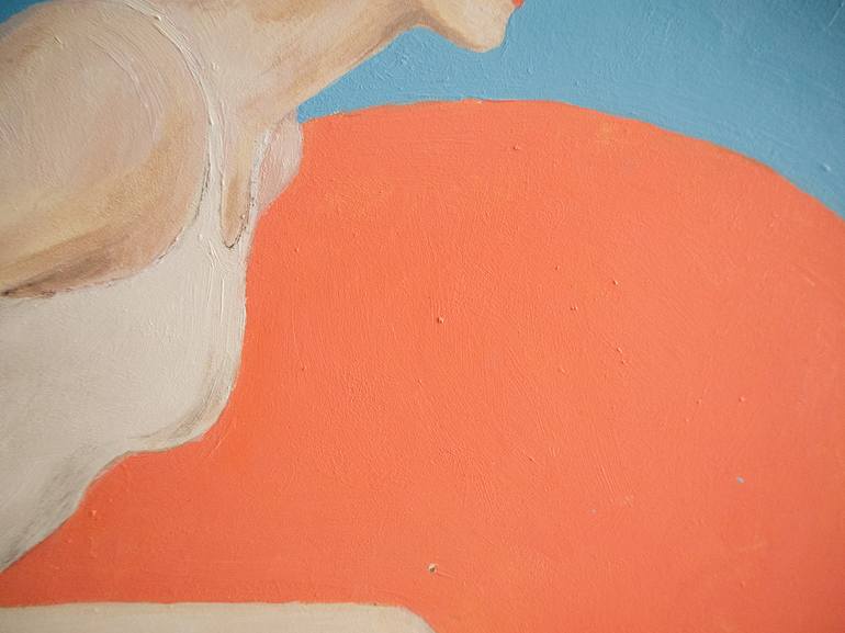 Original Illustration Beach Painting by Layla Oz Art Studio