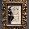 You can frame artwork with a ancient frame
