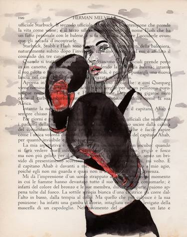 Original Figurative Sports Drawings by Layla Oz Art Studio