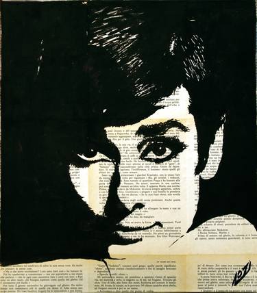 Portrait of Audrey Hepburn thumb