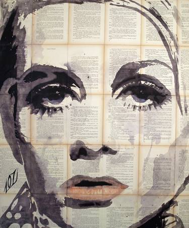 Original Dada Celebrity Paintings by Layla Oz Art Studio