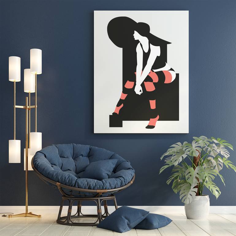 Original Expressionism Women Digital by Layla Oz Art Studio