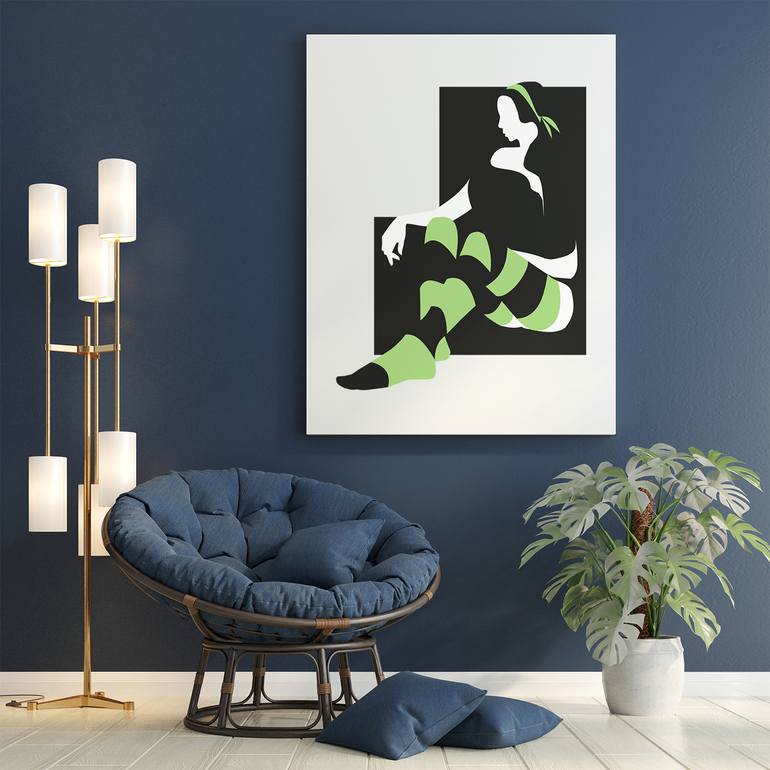 Original Illustration People Digital by Layla Oz Art Studio