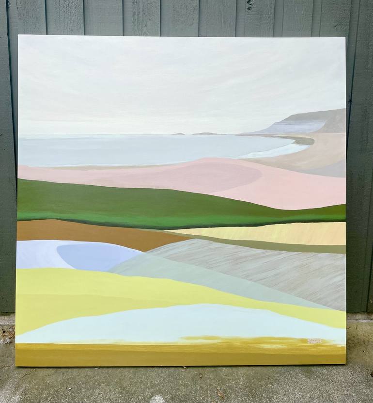 Original Abstract Landscape Painting by Angela Seear