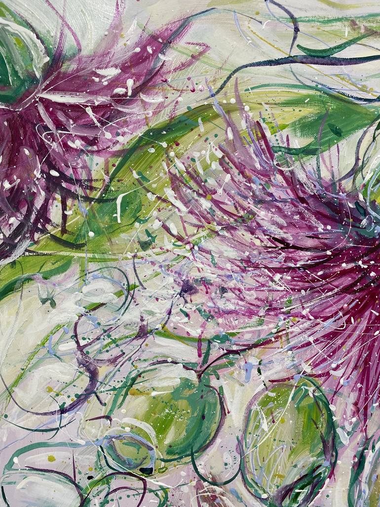 Original Contemporary Floral Painting by Ivana Pinaffo