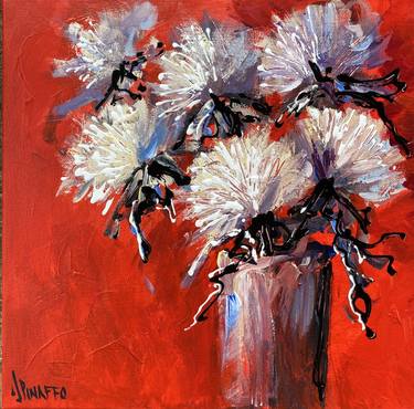 Original Impressionism Floral Paintings by Ivana Pinaffo