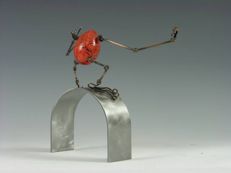 Original Dada People Sculpture by Tomoaki Orikasa