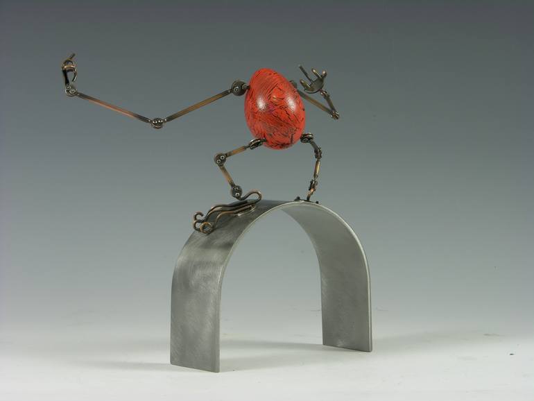 Original Dada People Sculpture by Tomoaki Orikasa