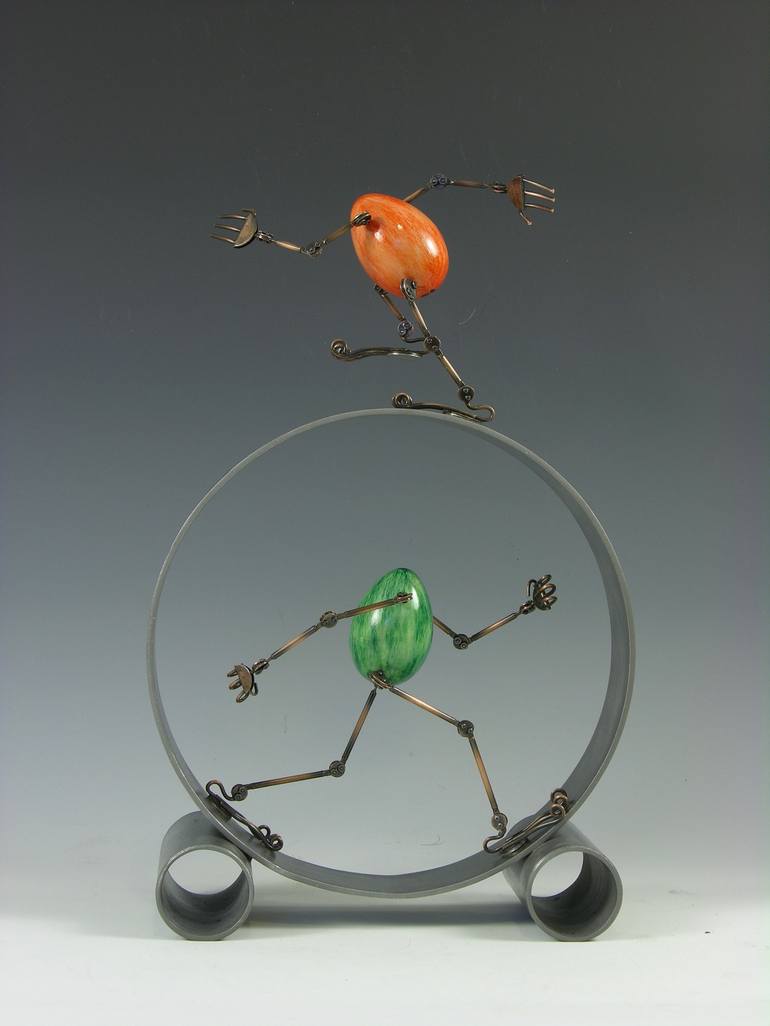 Original Modern Sports Sculpture by Tomoaki Orikasa