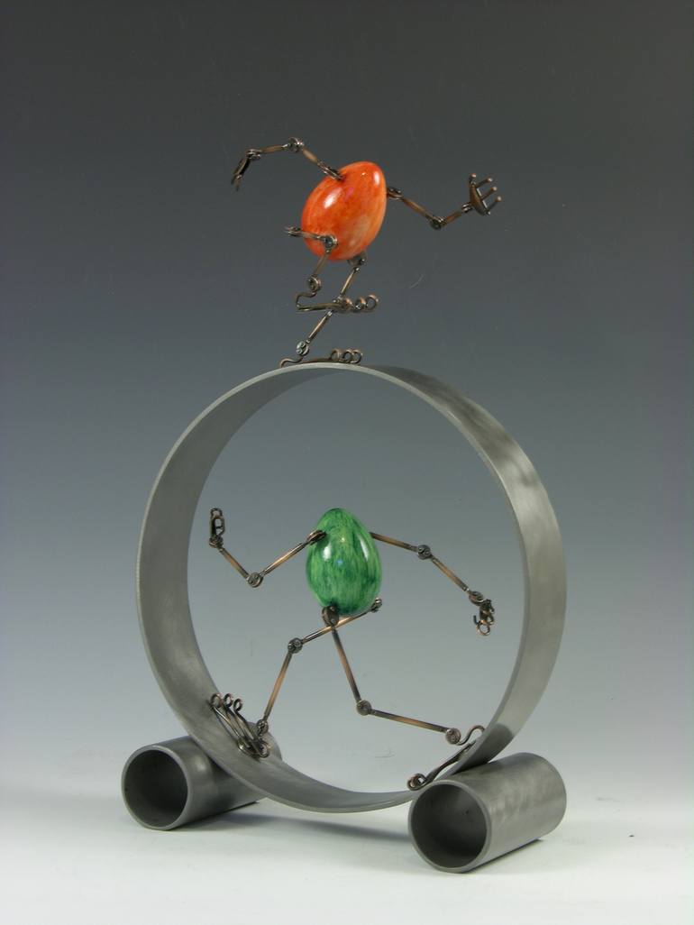 Original Modern Sports Sculpture by Tomoaki Orikasa