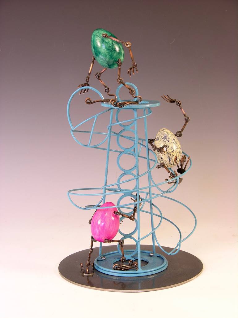 Original Kids Sculpture by Tomoaki Orikasa