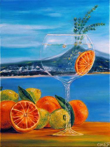 Original Food & Drink Painting by Gina Fenix