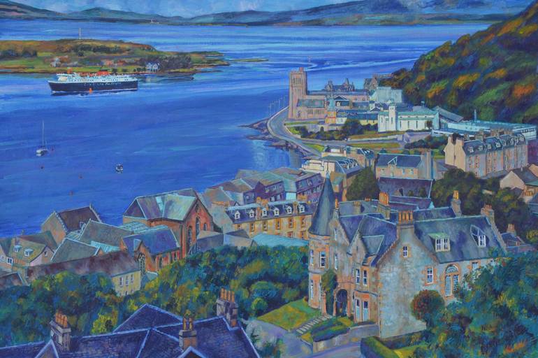 mull-ferry-oban-painting-by-allan-black-saatchi-art
