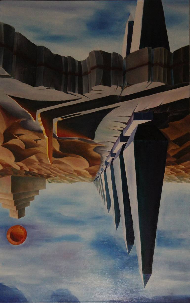 Original Surrealism Other Painting by Vladimir Beliaev