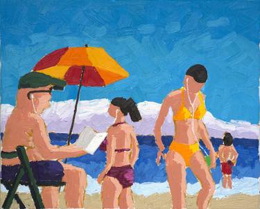 Original Beach Paintings by Linda Mathiesen