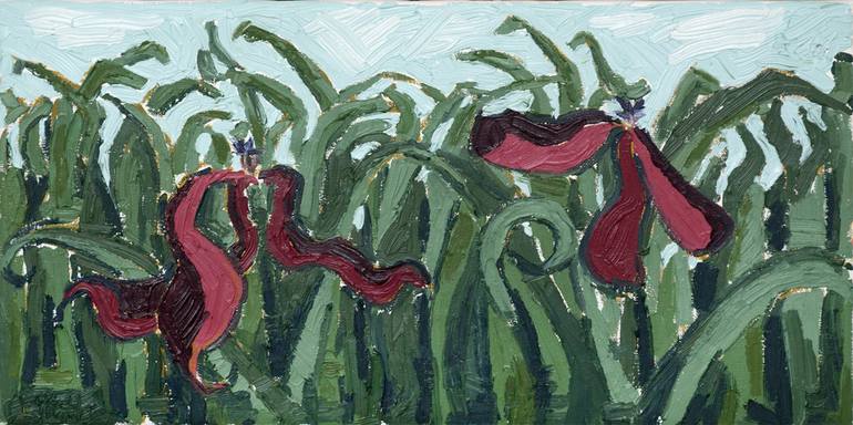 Tulips Painting by Linda Mathiesen | Saatchi Art