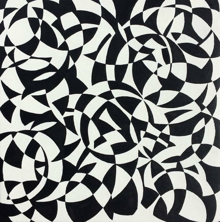 Geometry 4 Painting by Linda Mathiesen | Saatchi Art