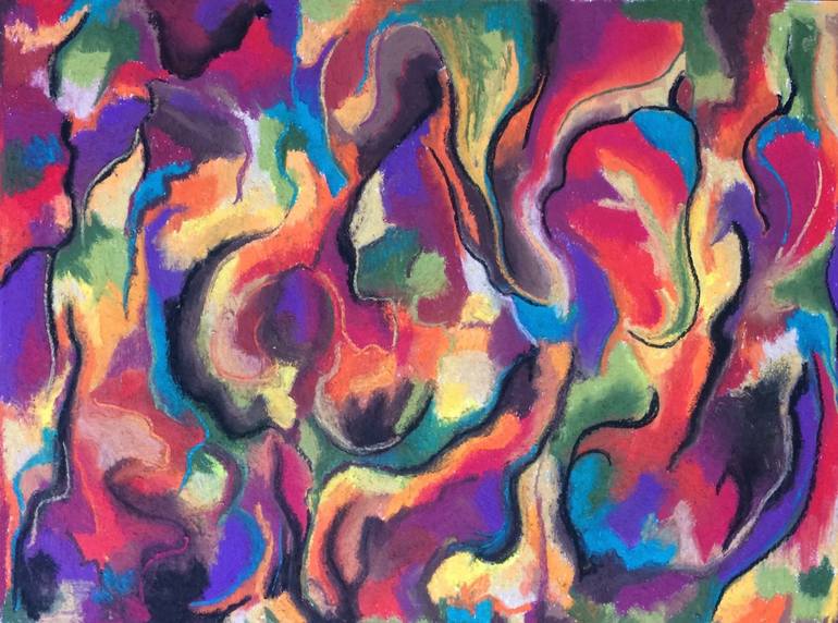 Pastel 1 Drawing by Linda Mathiesen | Saatchi Art