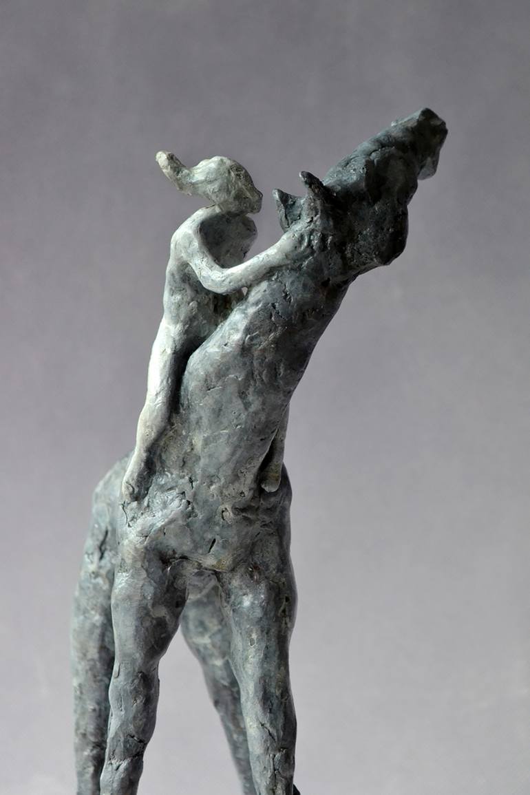 Original Figurative Horse Sculpture by Mark Upton