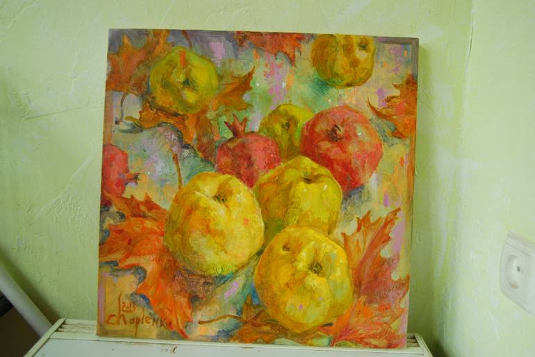 Original Folk Still Life Painting by Andrey Chaplenko