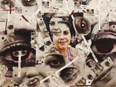 Original Conceptual Portrait Collage by Courtney Minor