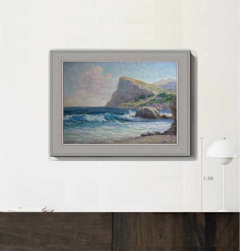 Original Fine Art Seascape Painting by Ivan Shuykov