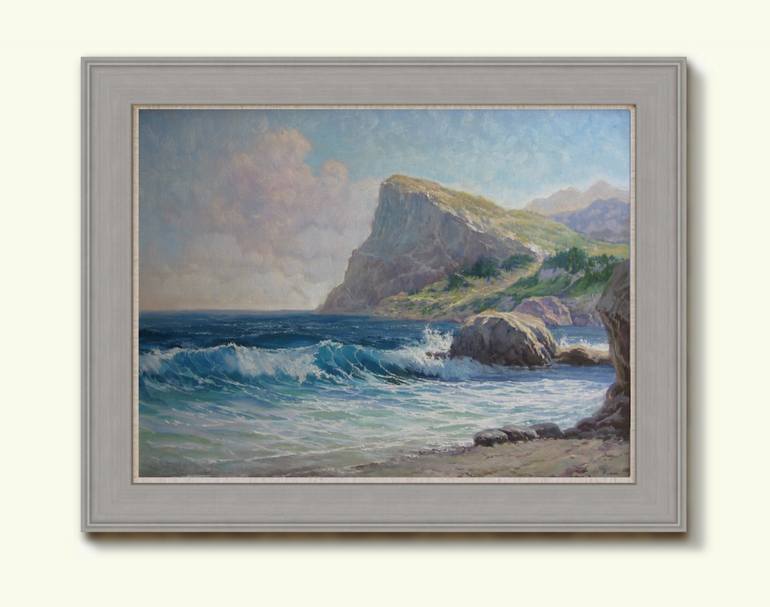 Original Fine Art Seascape Painting by Ivan Shuykov