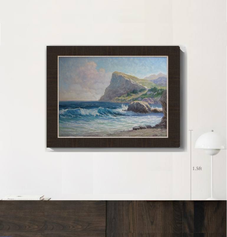 Original Fine Art Seascape Painting by Ivan Shuykov