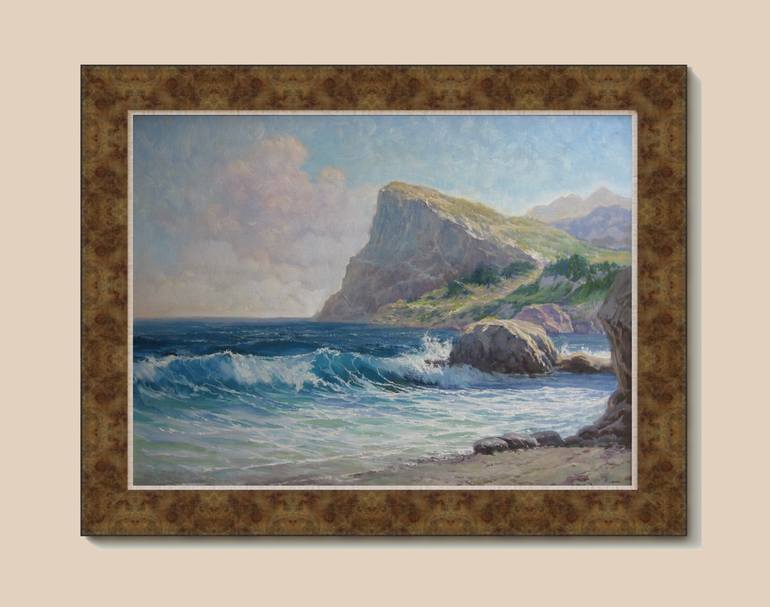 Original Fine Art Seascape Painting by Ivan Shuykov