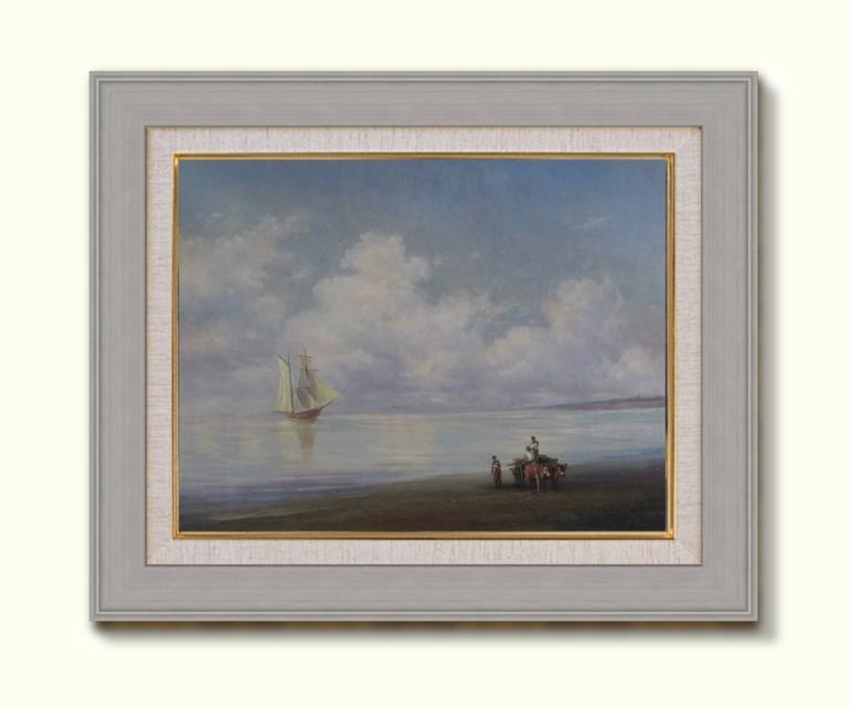 Original Fine Art Seascape Painting by Ivan Shuykov