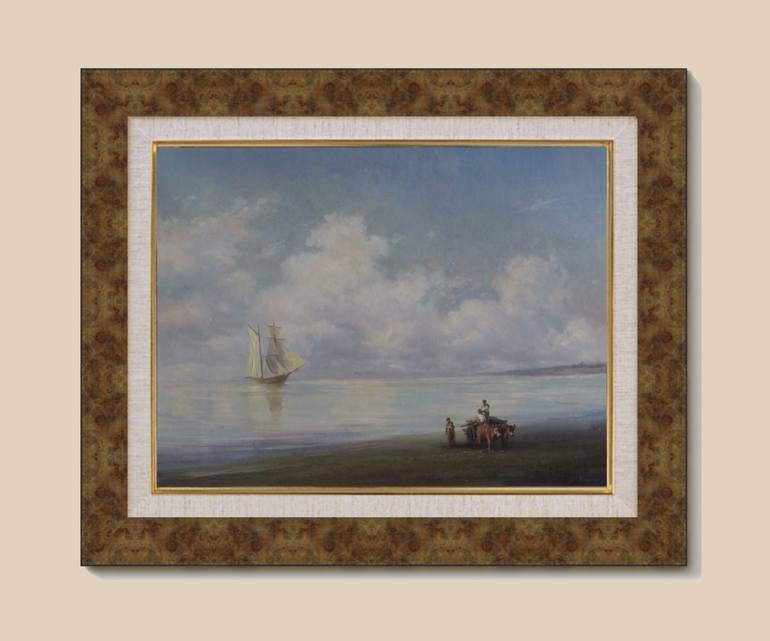 Original Fine Art Seascape Painting by Ivan Shuykov