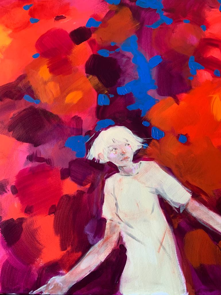 Original Figurative People Painting by Liona De Liv