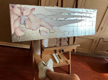 Original Art Deco Nude Paintings by Liona De Liv