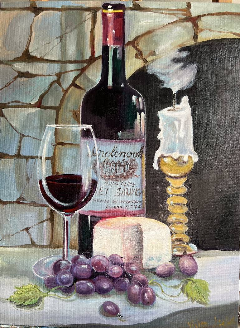 Original Classicism Food & Drink Painting by Mariya Vdovchenko