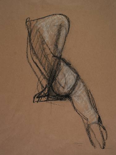 Original Figurative Nude Drawings by Lori Markman