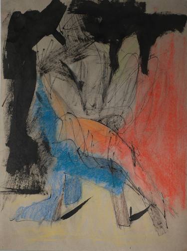 Original Abstract Expressionism Abstract Drawings by Lori Markman