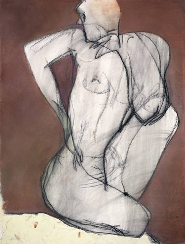 Original Abstract Body Drawings by Lori Markman