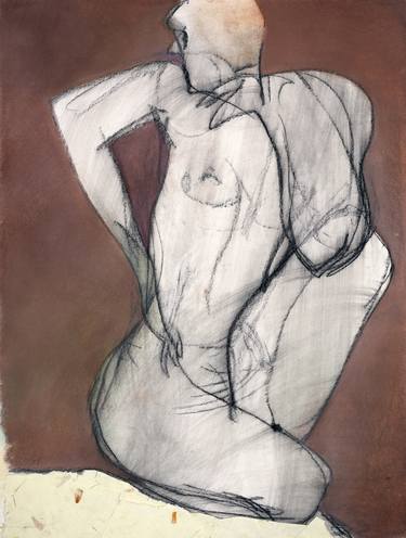 Original Body Drawing by Lori Markman