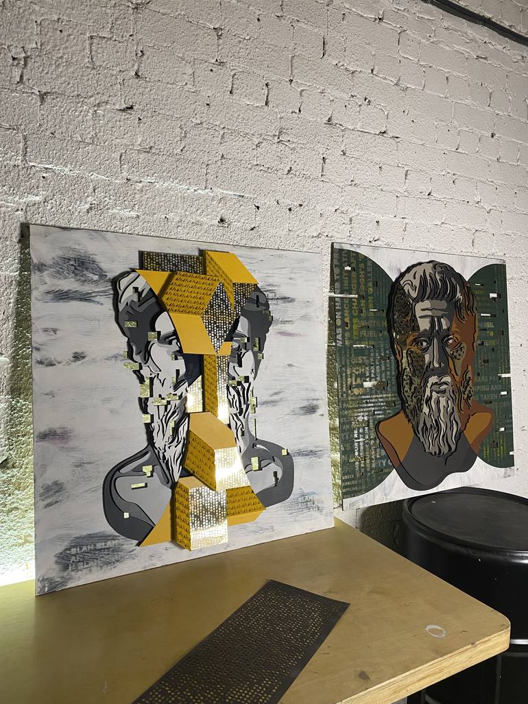 Original Contemporary Performing Arts Mixed Media by Andrey And Alexey Kulibin