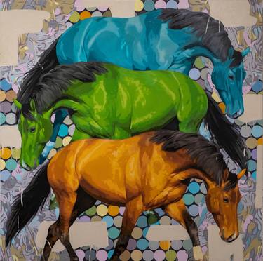 Original Pop Art Animal Paintings by David McGlothlin