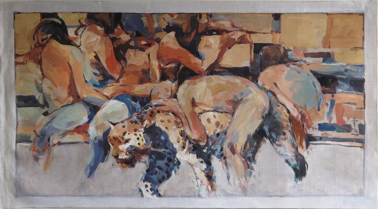 Original Contemporary Animal Painting by Tony Belobrajdic