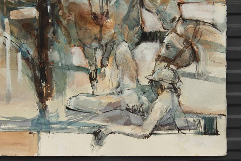 Original Conceptual Classical Mythology Drawing by Tony Belobrajdic