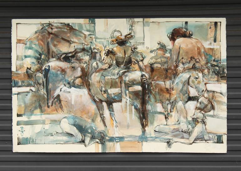 Original Conceptual Classical Mythology Drawing by Tony Belobrajdic
